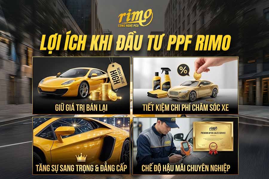 Lợi ích đột phá khi đầu tư dán PPF Rimo cho xe ô tô Lợi ích đột phá khi đầu tư dán PPF Rimo cho xe ô tô