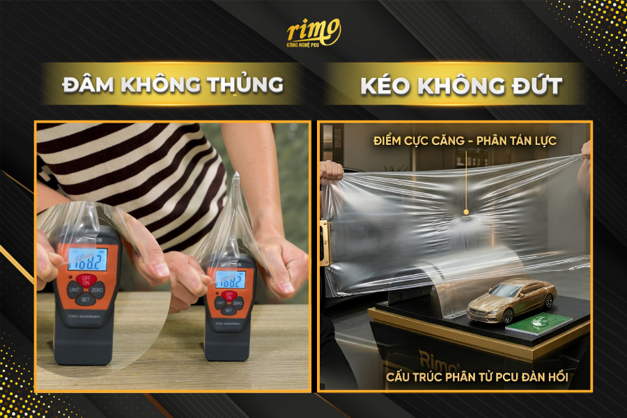 So s&aacute;nh TPU v&agrave; PCU về mặt lực k&eacute;o