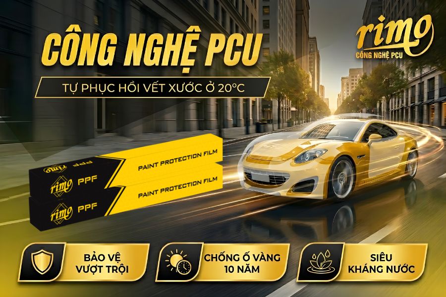 C&ocirc;ng nghệ PCU tự phục hồi vết xước tr&ecirc;n PPF RIMO