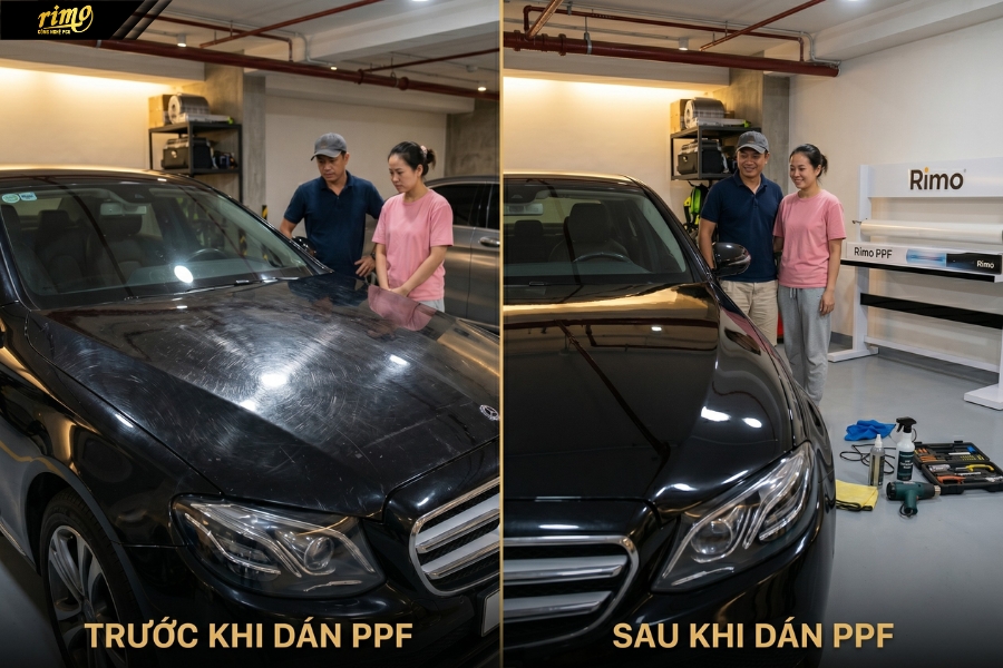Hướng dẫn d&aacute;n PPF &ocirc; t&ocirc; mang lại hiệu quả tuyệt vời