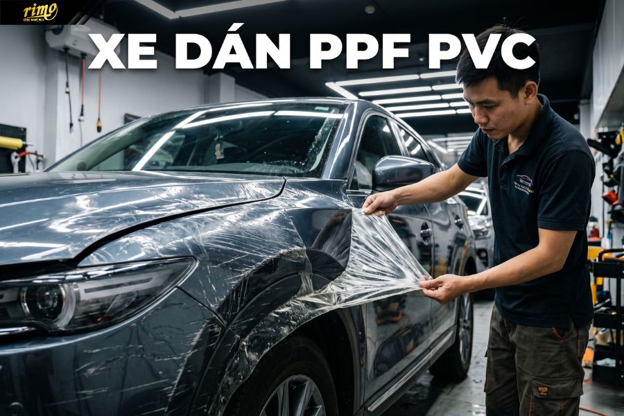 So s&aacute;nh c&aacute;c loại PPF &ocirc; t&ocirc; sử dụng vật liệu PVC