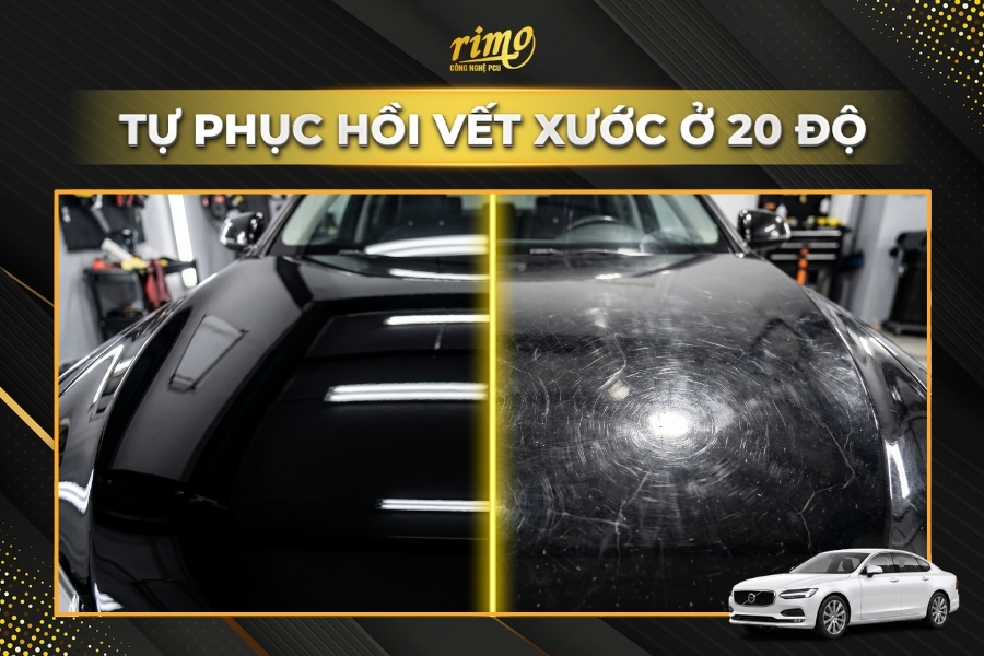 D&aacute;n PPF Rimo cho xe Volvo S90 gi&uacute;p tự phục hồi vết xước