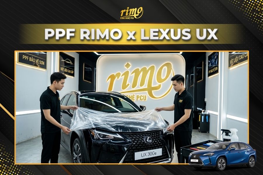 Lợi thế khi chọn hệ thống thi c&ocirc;ng d&aacute;n PPF Rimo cho xe Lexus UX uy t&iacute;n