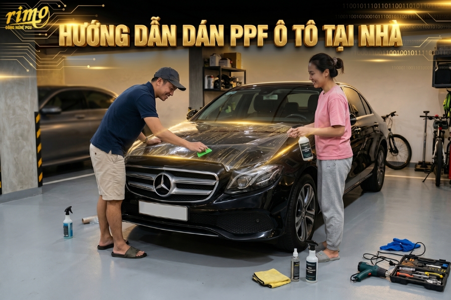Hướng dẫn d&aacute;n PPF &ocirc; t&ocirc; tại nh&agrave; cần c&oacute; kỹ thuật cao