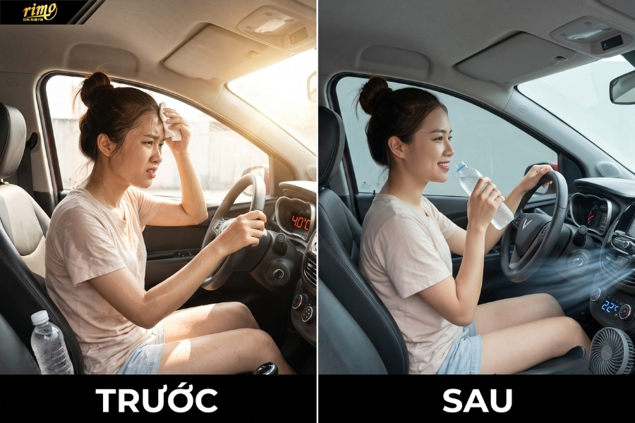 D&aacute;n phim c&aacute;ch nhiệt &ocirc; t&ocirc; gi&uacute;p chống n&oacute;ng hiệu quả