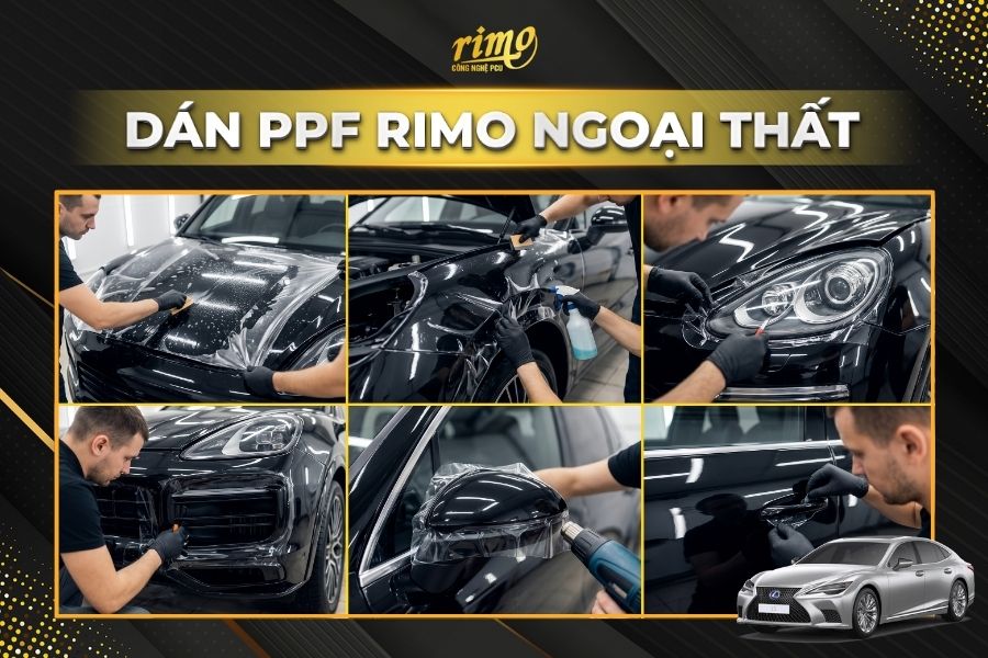 D&aacute;n PPF Rimo cho xe Lexus LS phần ngoại thất tối ưu