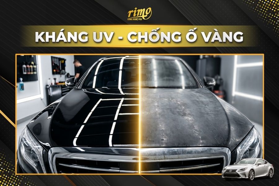 D&aacute;n PPF Rimo cho xe Lexus IS chống ố v&agrave;ng sơn xe