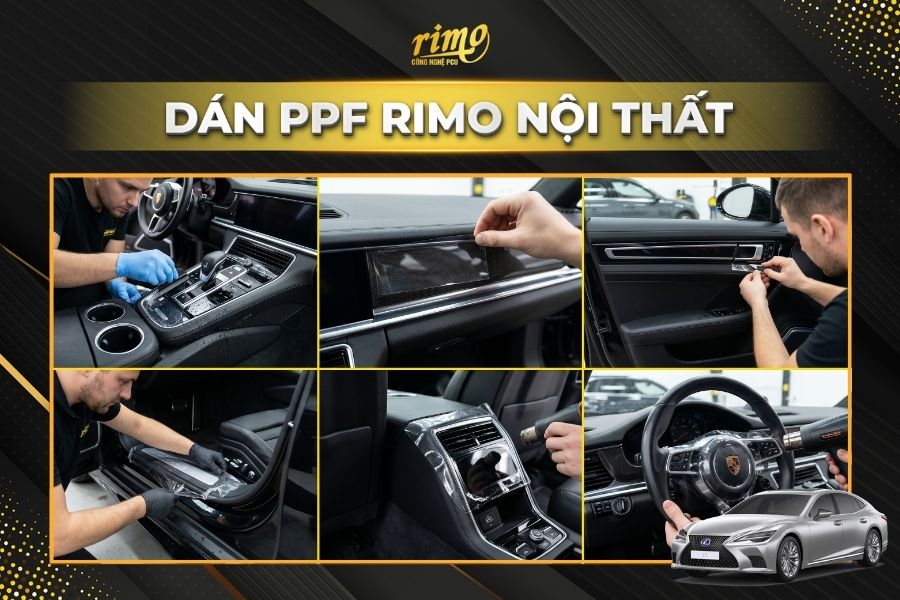 D&aacute;n PPF Rimo cho xe Lexus LS bảo vệ kh&ocirc;ng gian nội thất