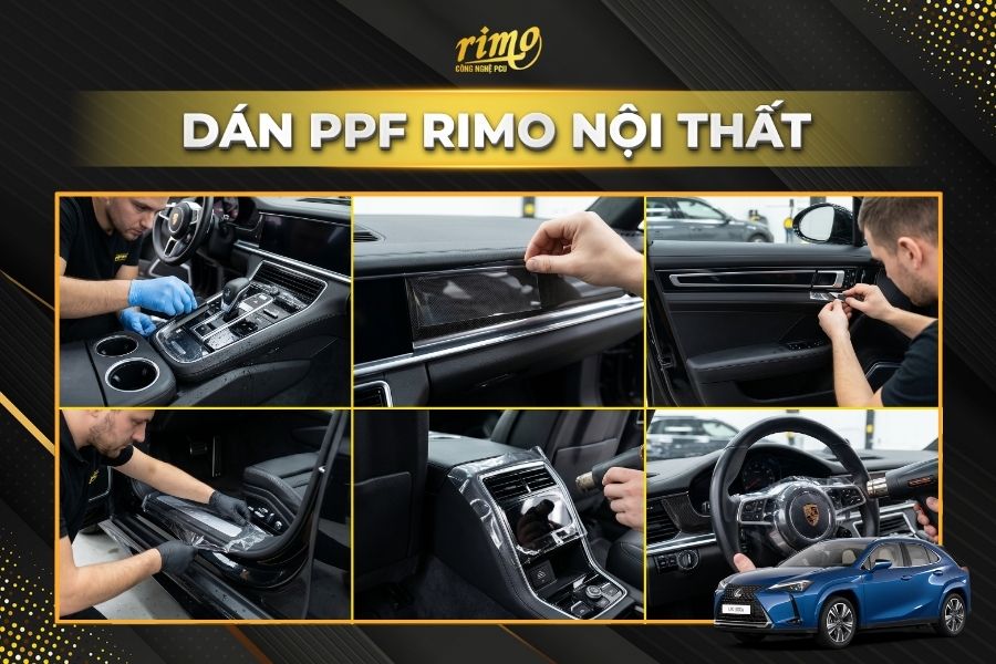 D&aacute;n PPF Rimo cho xe Lexus UX khu vực nội thất