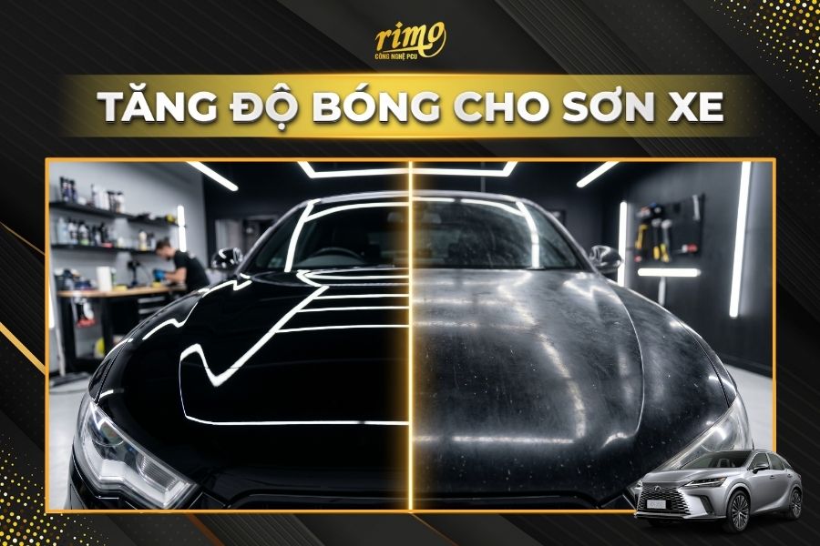 D&aacute;n PPF Rimo cho xe Lexus RX tăng độ b&oacute;ng sơn xe