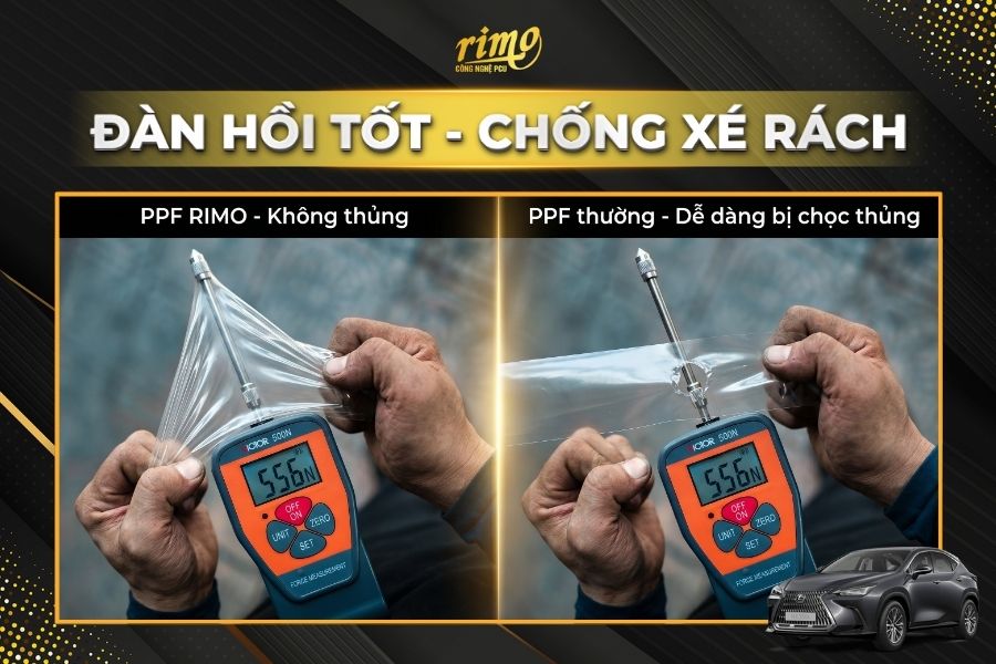 D&aacute;n PPF Rimo cho xe Lexus NX c&oacute; độ bền vượt trội