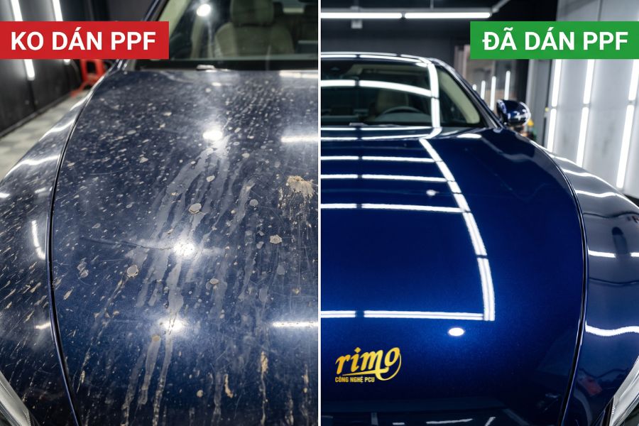 PPF c&oacute; khả năng chống b&aacute;m bẩn cho sơn xe