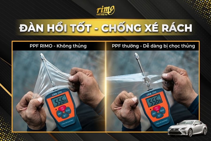 D&aacute;n PPF Rimo cho xe Lexus IS chống va đập g&acirc;y xước sơn xe