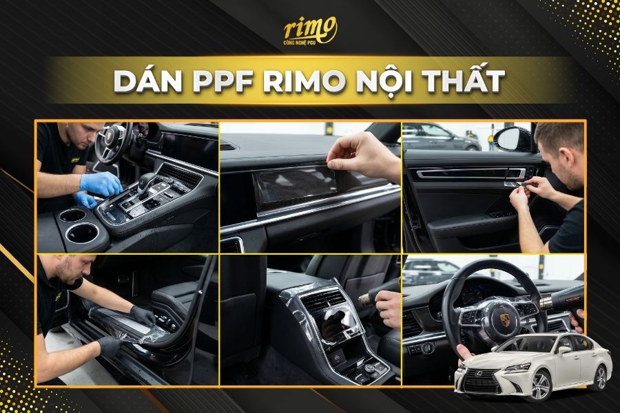 D&aacute;n PPF Rimo cho xe Lexus GS phần nội thất sang trọng