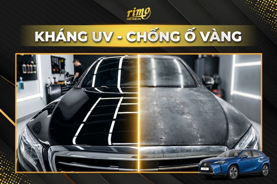 D&aacute;n PPF Rimo cho xe Lexus UX chống oxy h&oacute;a sơn xe