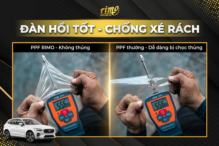 Ph&acirc;n t&aacute;n lực va đập tối ưu nhờ d&aacute;n PPF xe Volvo XC60