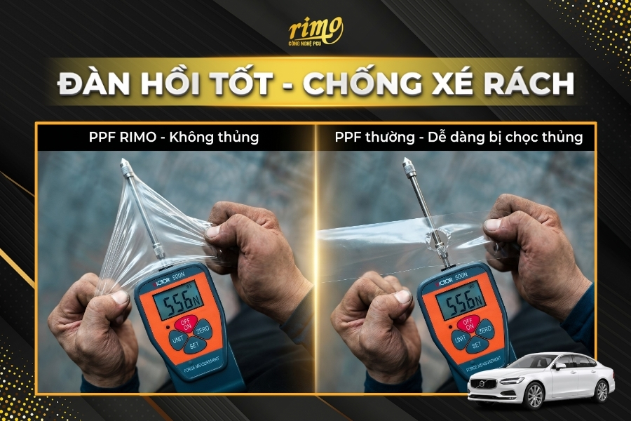 Khả năng ph&acirc;n t&aacute;n xung lực v&agrave; chịu va đập cực tốt