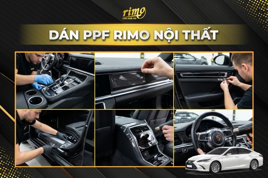 D&aacute;n PPF Rimo cho xe Lexus ES phần nội thất