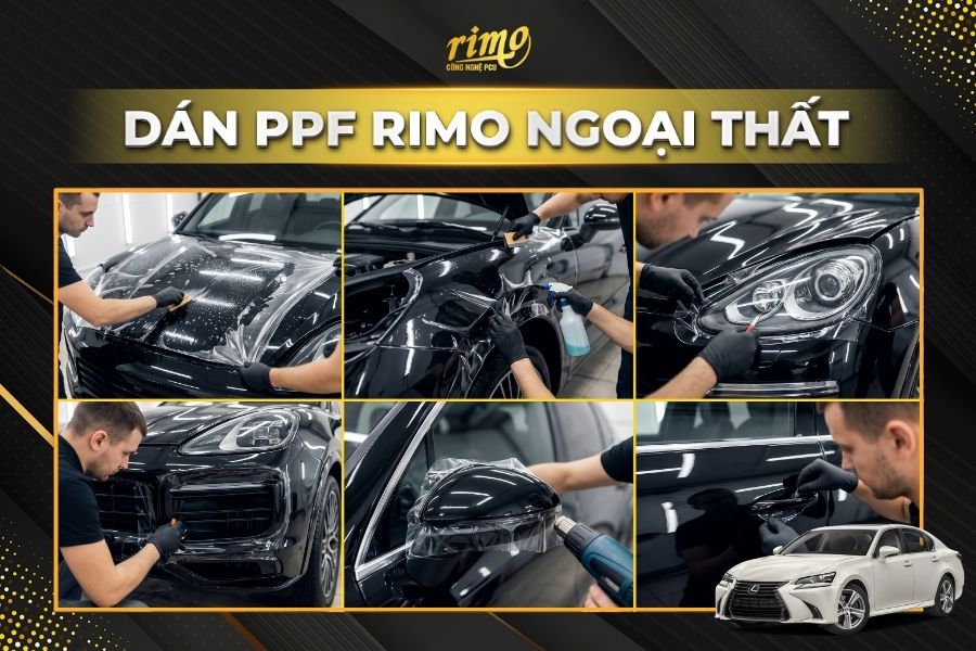 Bảo vệ ngoại thất tối ưu với g&oacute;i d&aacute;n PPF Rimo cho xe Lexus GS