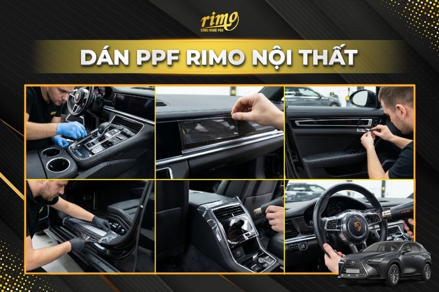 D&aacute;n PPF Rimo cho xe Lexus NX khu vực nội thất