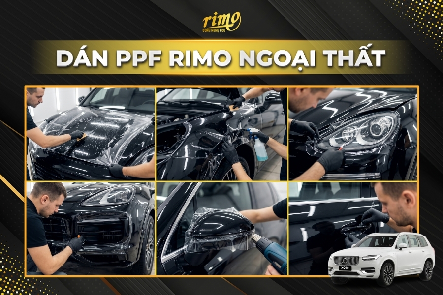 D&aacute;n PPF Rimo cho xe Volvo XC90 khu vực ngoại thất