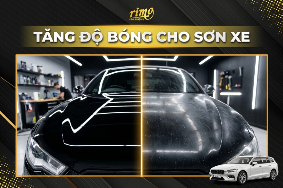 Tăng cường độ b&oacute;ng s&acirc;u cho lớp sơn zin