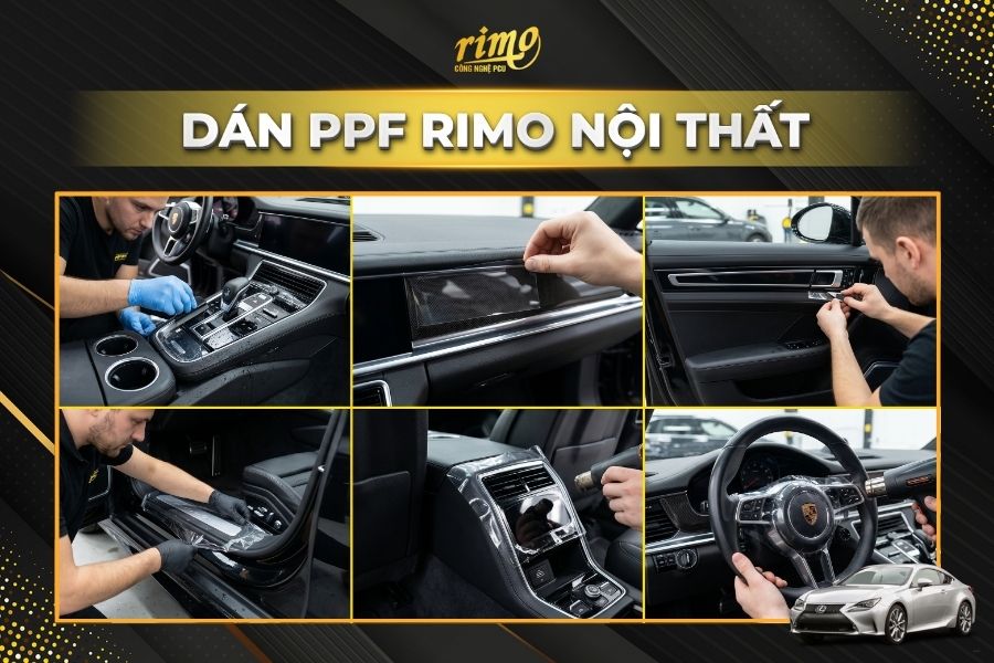 D&aacute;n PPF Rimo cho xe Lexus IS cho phần nội thất