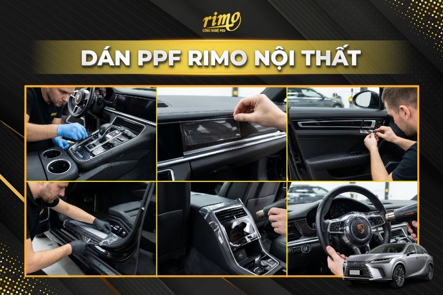 D&aacute;n PPF Rimo cho xe Lexus RX khu vực nội thất