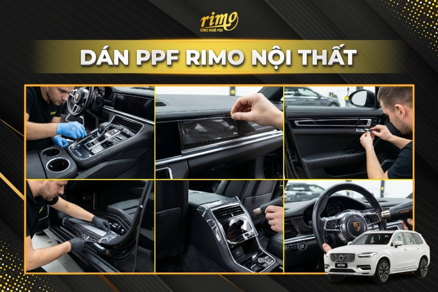 D&aacute;n PPF nội thất Volvo XC90