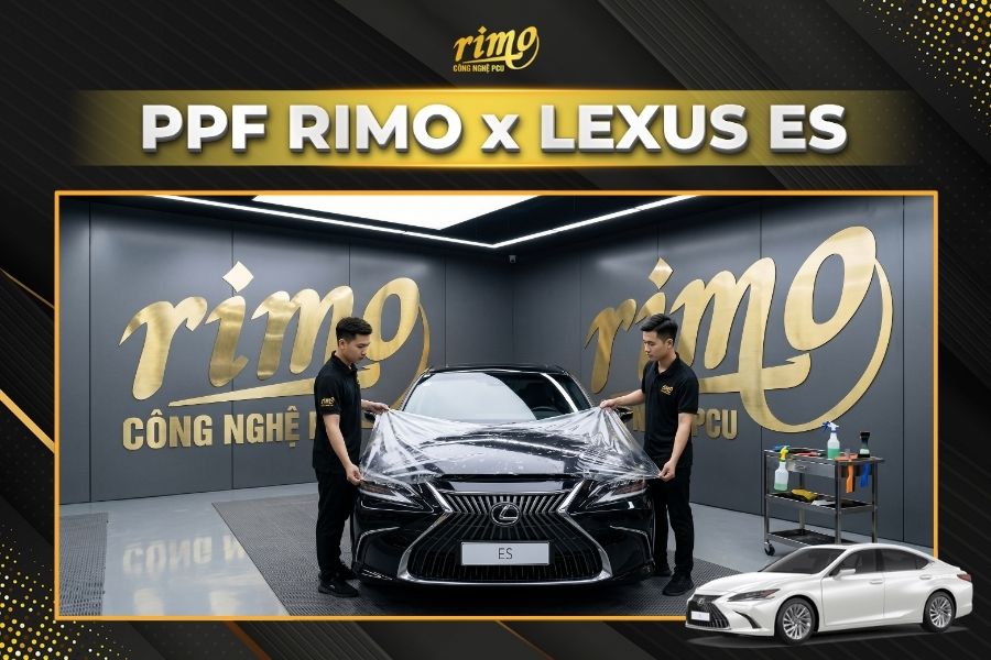 D&aacute;n PPF Rimo cho xe Lexus ES tại hệ thống Đại l&yacute; ch&iacute;nh h&atilde;ng